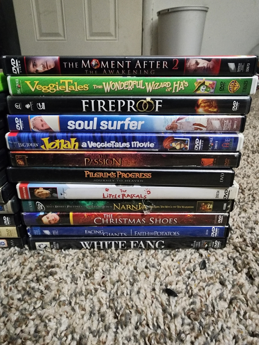 adidas Multi-Color DVD Stack Featuring Red, Blue, Black & White Spines